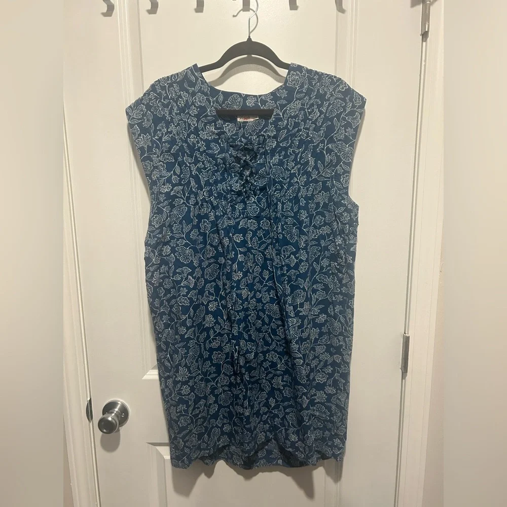 Faherty x B. Yellowtail Cameo Cove Dress Sz L - Picture 4 of 8